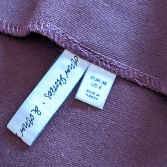 & other stories Plum 3/4 Sleeve Shift Dress, US 6 - Picture 6 of 7